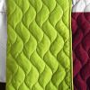 [Renaissance] Vermicelli-Quilted Patchwork Plaid Quilt Set Full/Queen