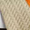 [Enjoy Sunshine] 3PC Vermicelli-Quilted Patchwork Quilt Set (Full/Queen Size)